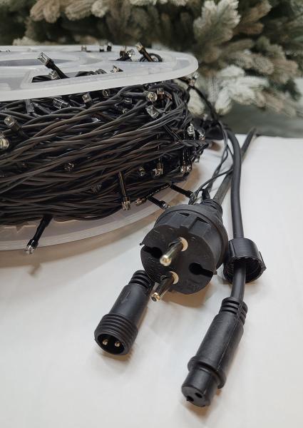 Гирлянда 1000 led ХОЛОД-белый 100 метров flash-w