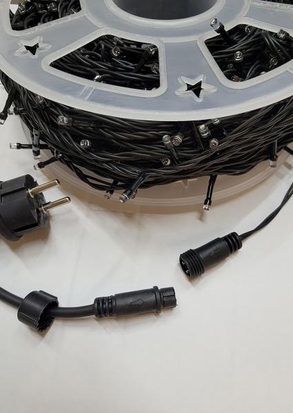 Гирлянда 1000 led ХОЛОД-белый 100 метров flash-w