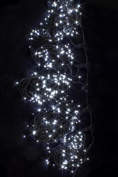 Комплект для деревьев Белый, 665 LED, 5*20м. каучук, IP65