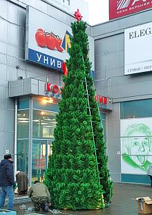 Сосна искусственная Виктория 4,0 м зауженная