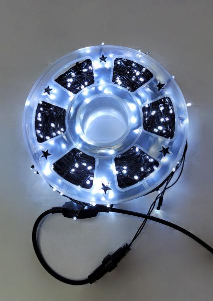 Гирлянда 1000 led ХОЛОД-белый 100 метров flash-w